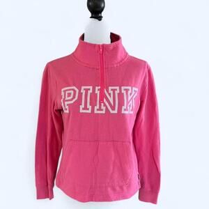 Victoria's Secret Pink quarter zip sweatshirt Size Small